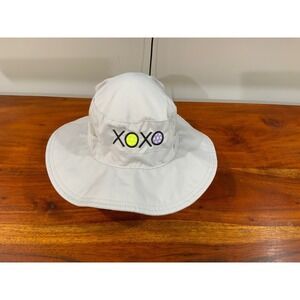 Connectyle Gray Pickleball XOXO Sun Hat Wide Brim Mesh Boonie Hiking Fishing Hat
